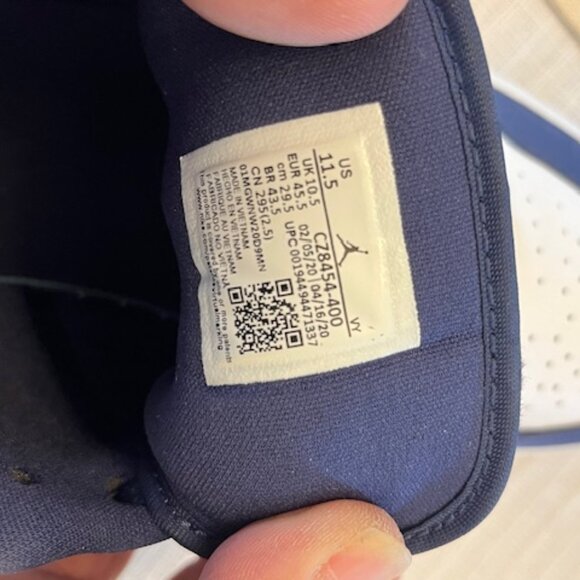 Air Jordan 1 Low USA (red white and blue)